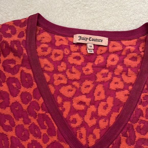 Juicy Couture Leopard Cheetah Sweater - Picture 6 of 7